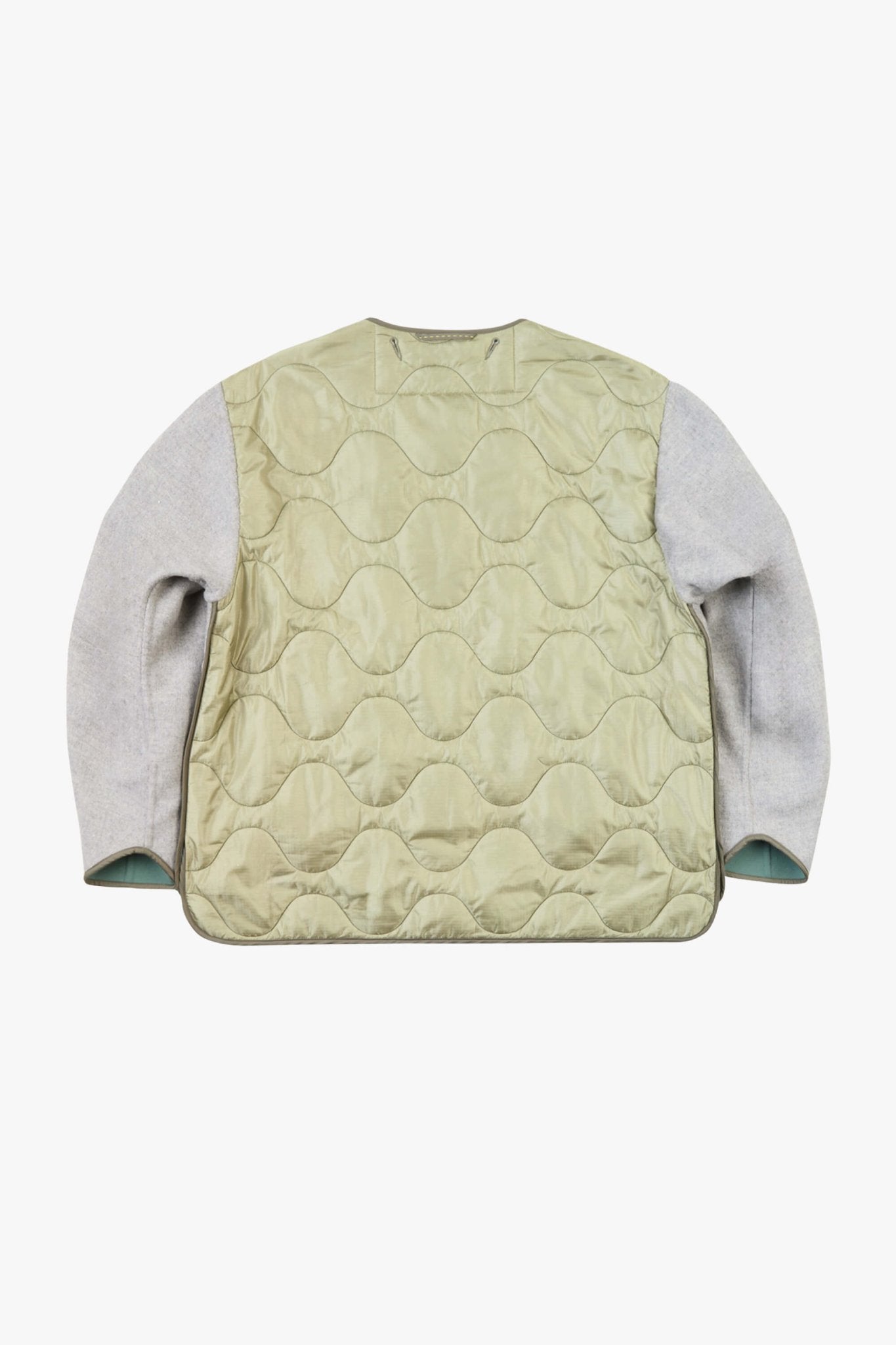 Signature Wool Peacoat - Cadet / Heather Grey