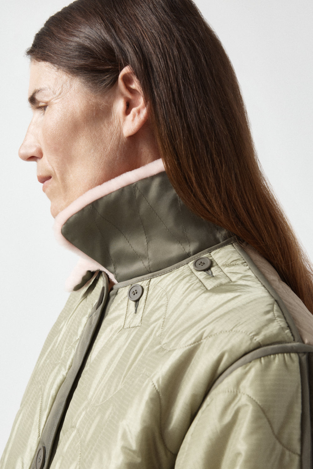 Shearling Collar - Pale Pink Short Hair