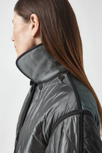 Quilted Collar - Black / Anthracite