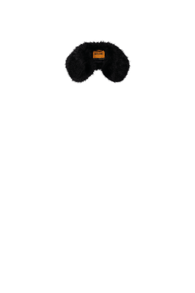 Faux Fur Collar - Black - Layer 8