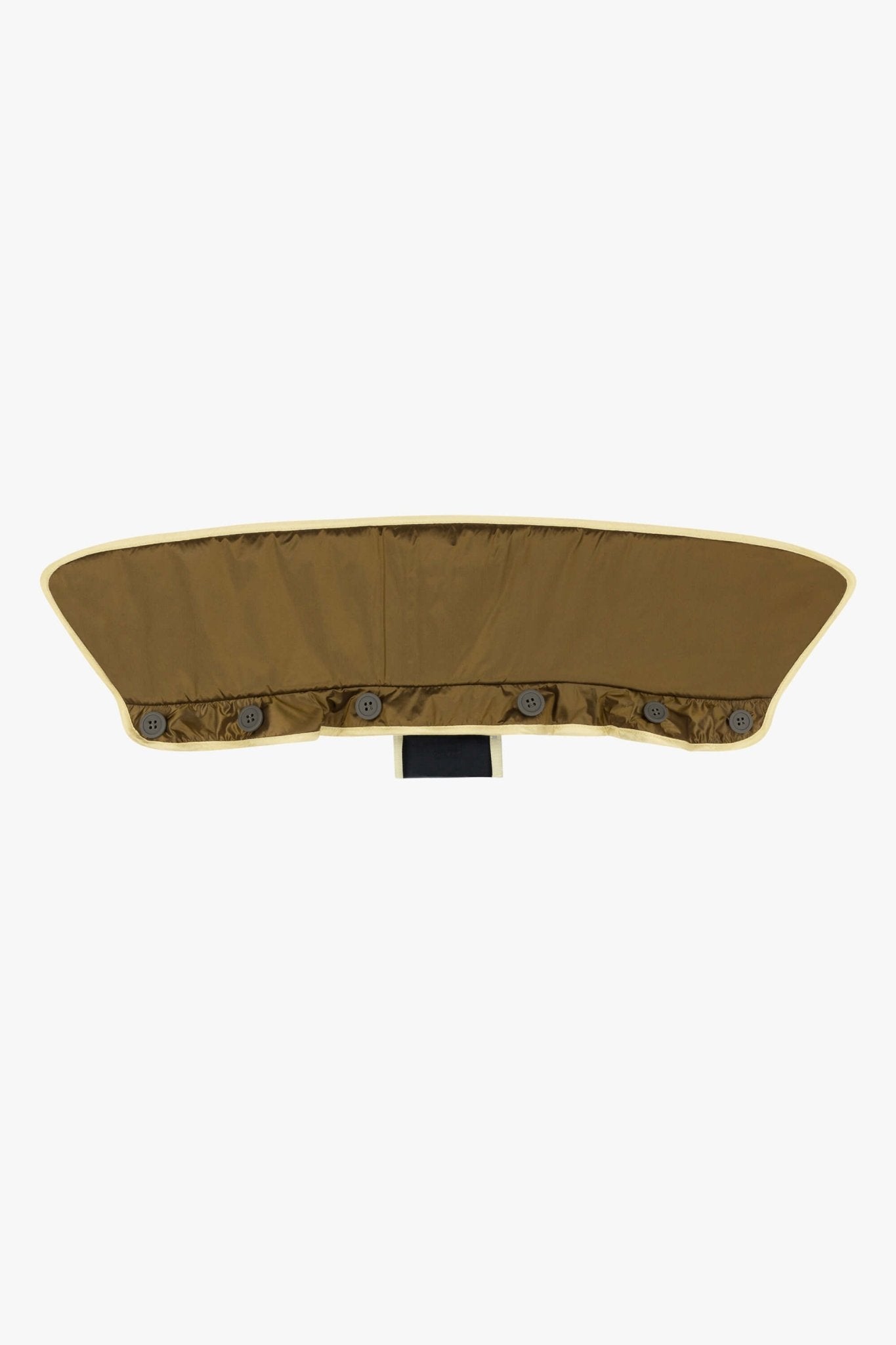 Quilted Collar - Pale Yellow / Antique Gold