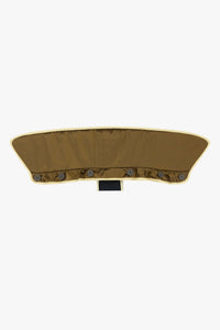 Quilted Collar - Pale Yellow / Antique Gold