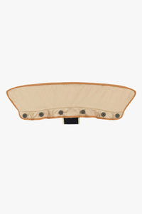 Quilted Collar - Burnt Orange / Oyster