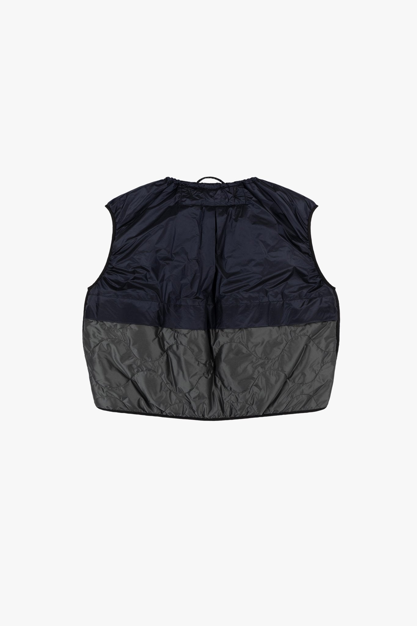Parachute Quilted Vest - Dark Olive / Midnight