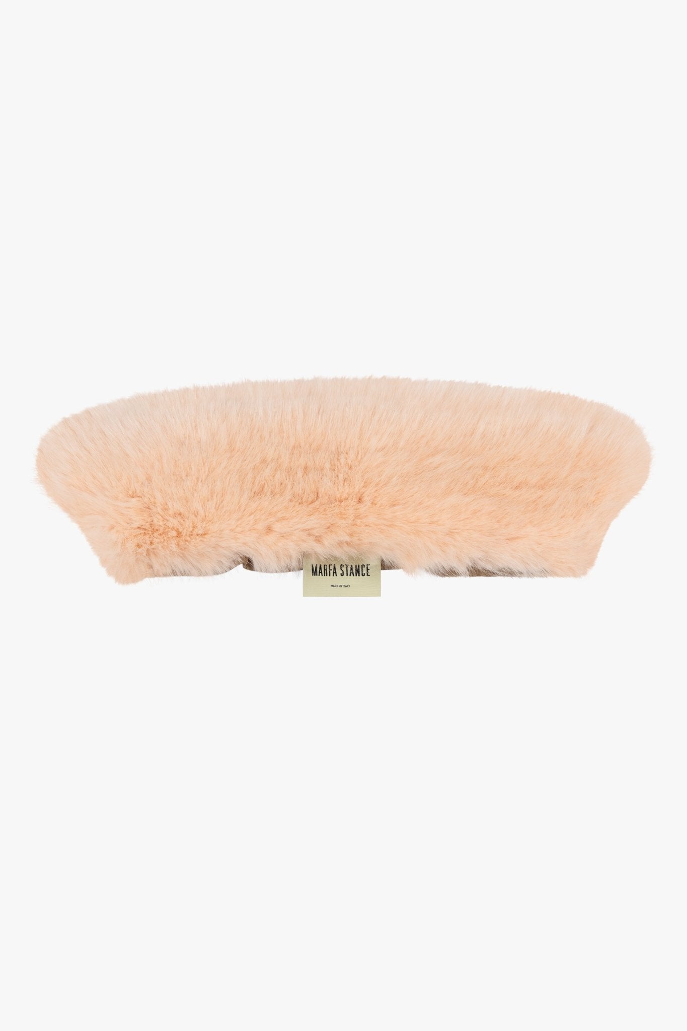 Faux Fur Collar - Soft Peach