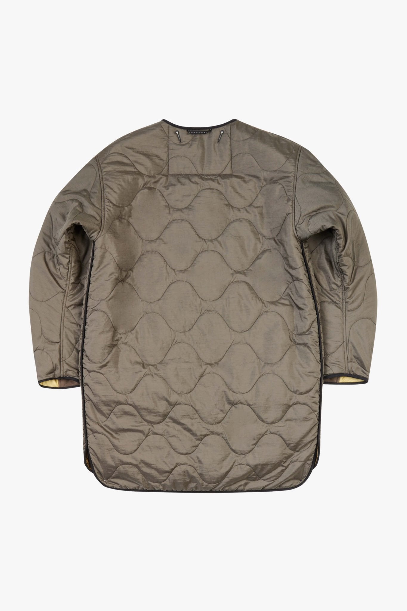 Signature Patchwork Wool Quilt - Olive & Antique Gold / Dark Olive