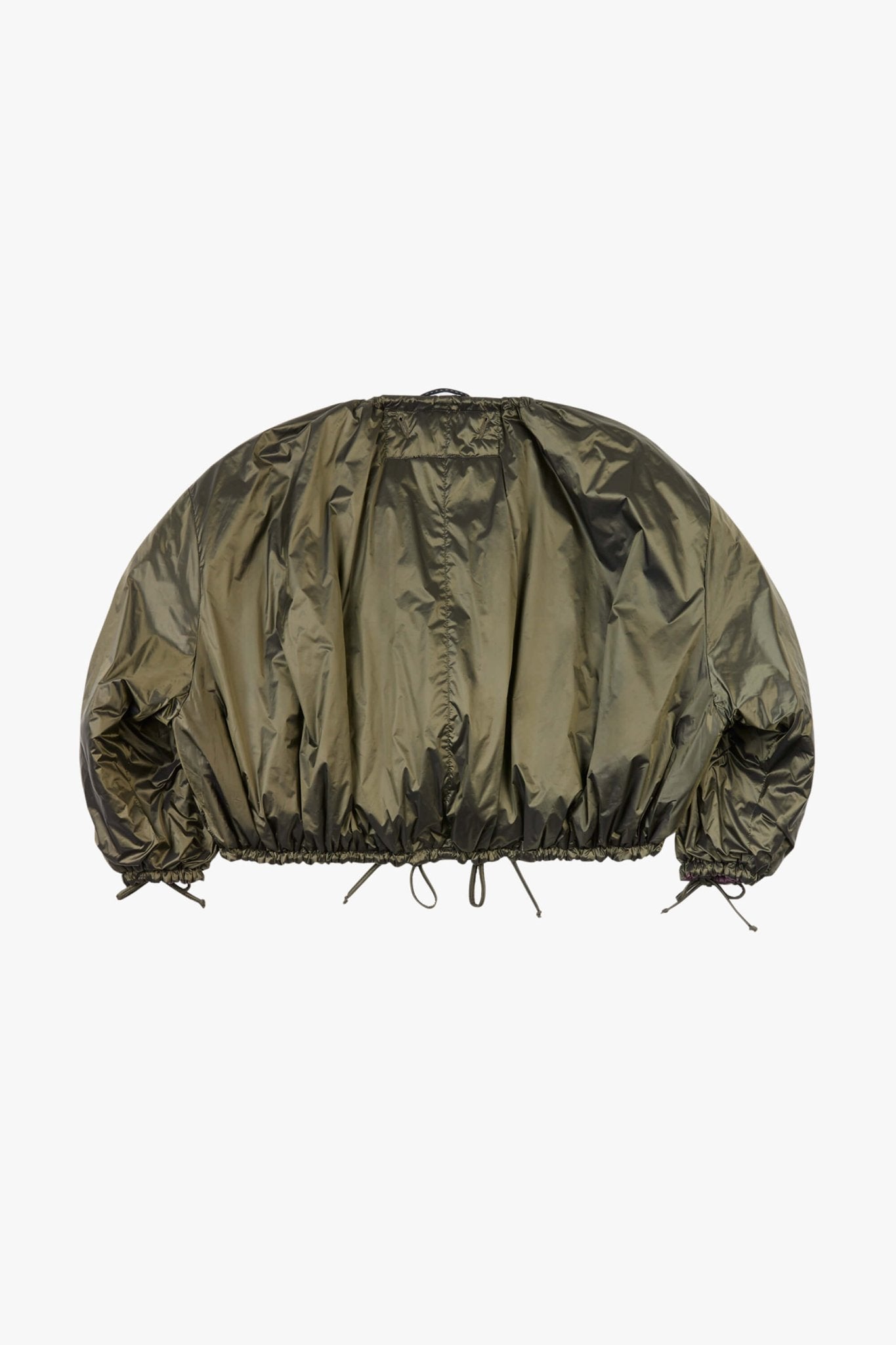 Parachute Quilted Bomber - Amethyst / Dark Olive