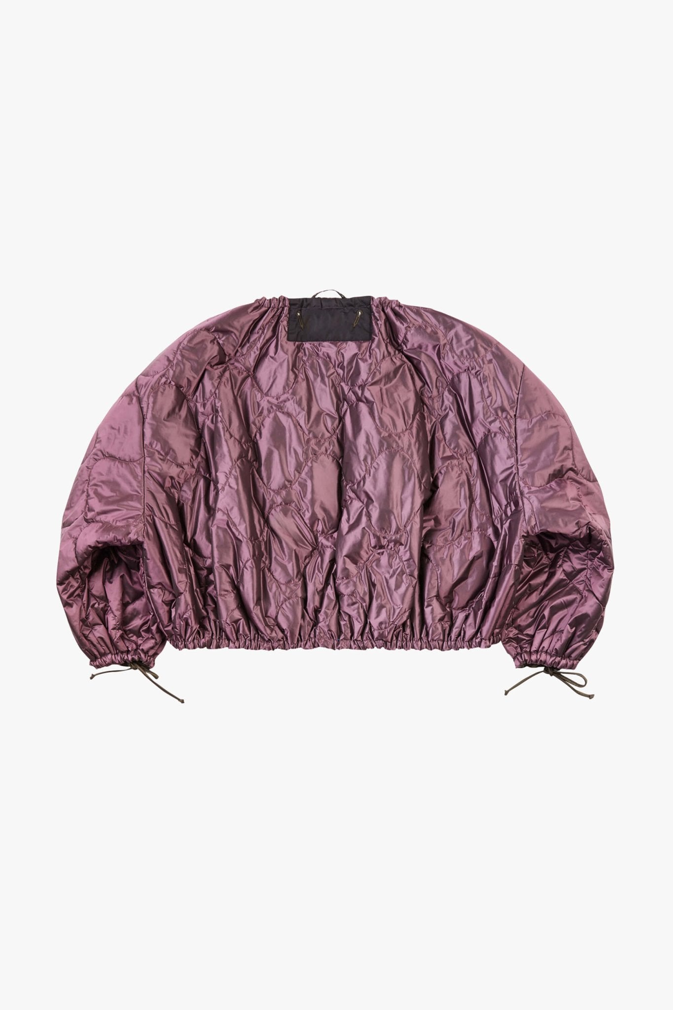 Parachute Quilted Bomber - Amethyst / Dark Olive
