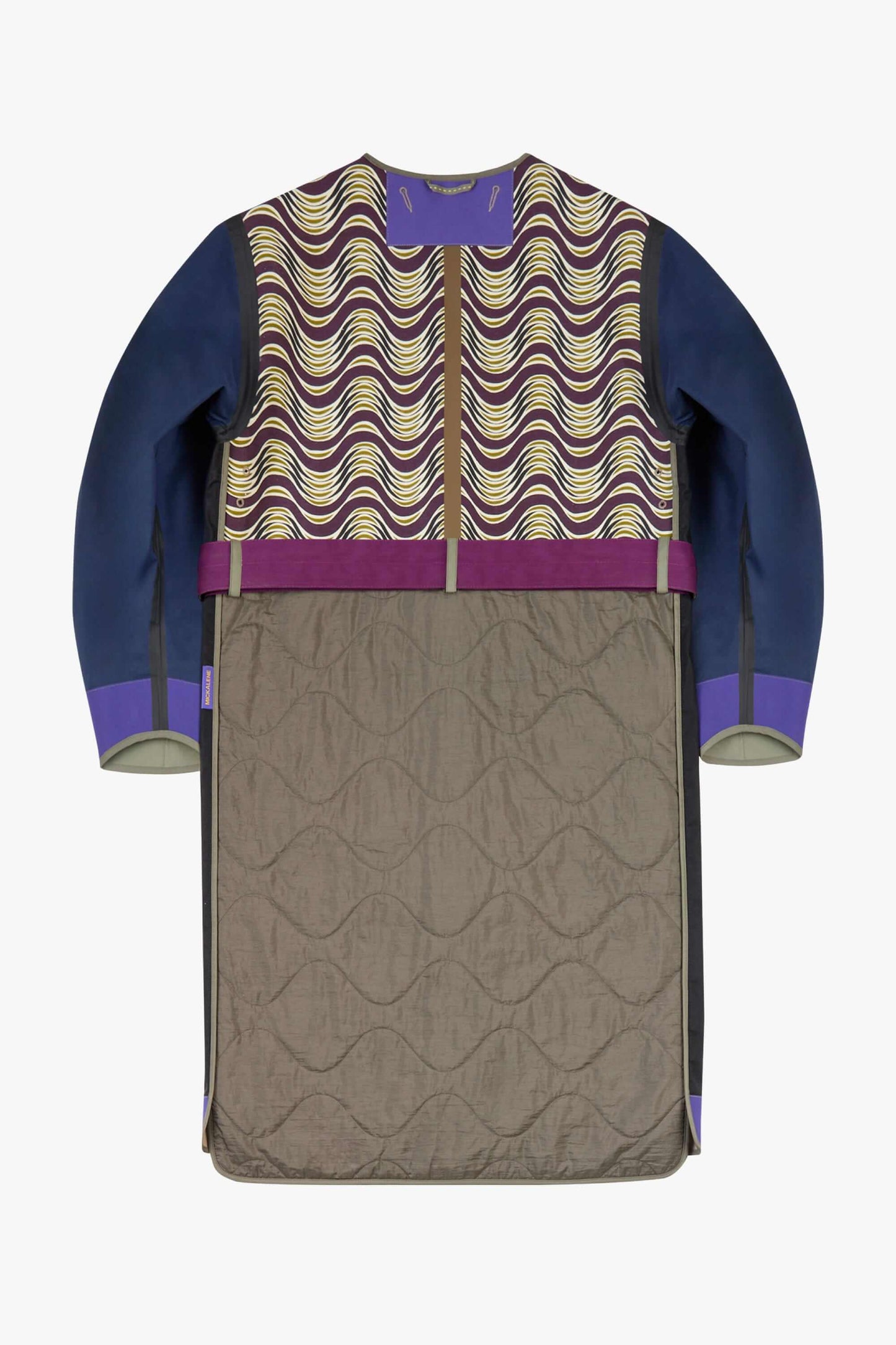 Weatherproof Bonded Raincoat x Mickalene Thomas - Navy / Sage