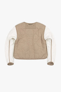 Aviator Shearling Jacket - Ivory / Natural