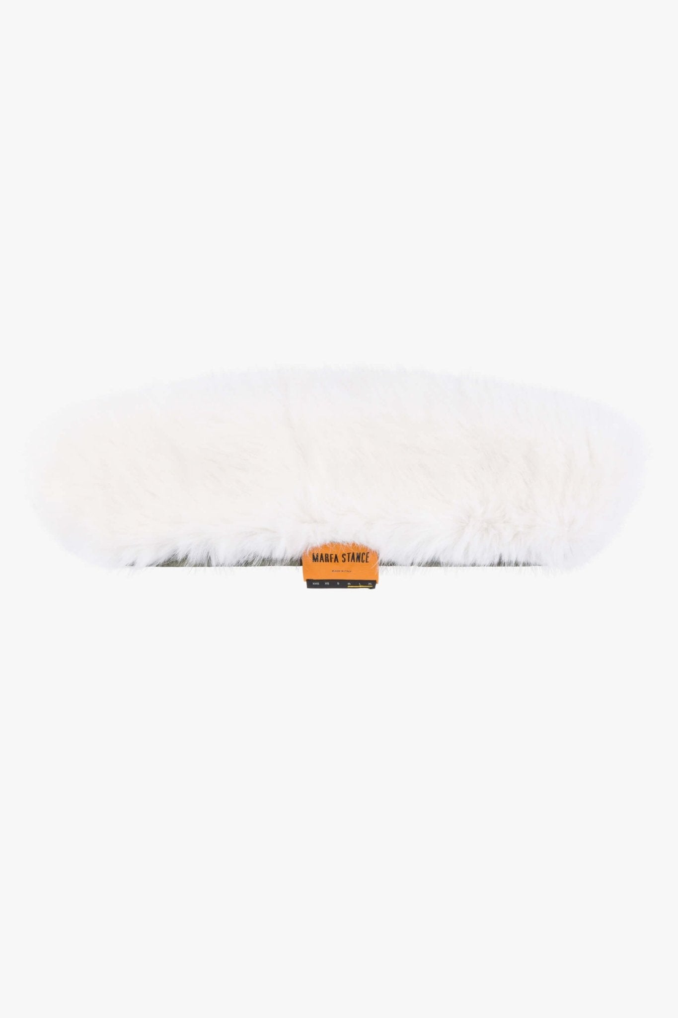 Faux Fur Collar - White