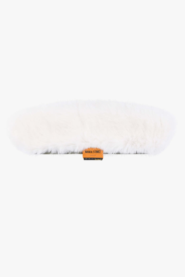 Faux Fur Collar - White
