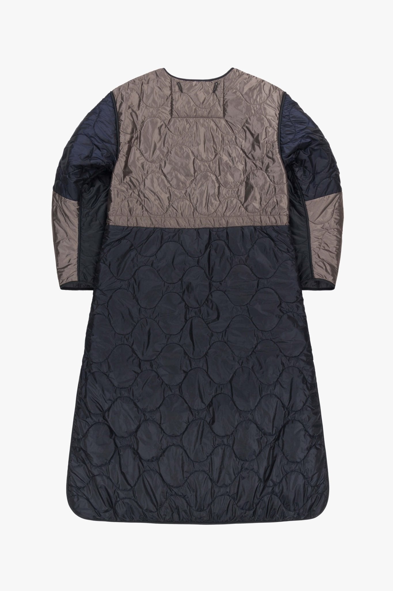 Signature Patchwork Long Quilt - Black / Slate