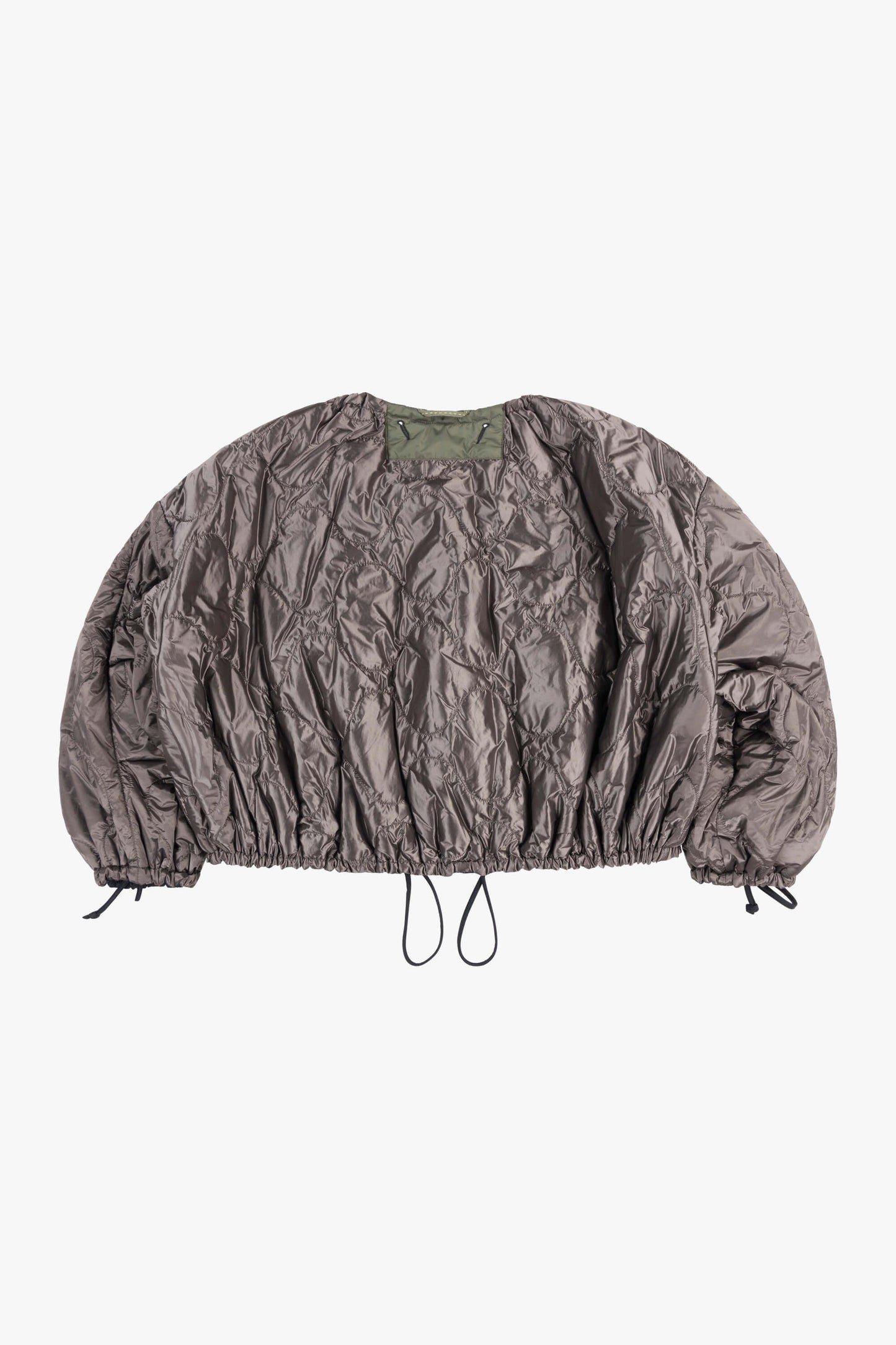 Parachute Quilted Bomber - Anthracite / Black