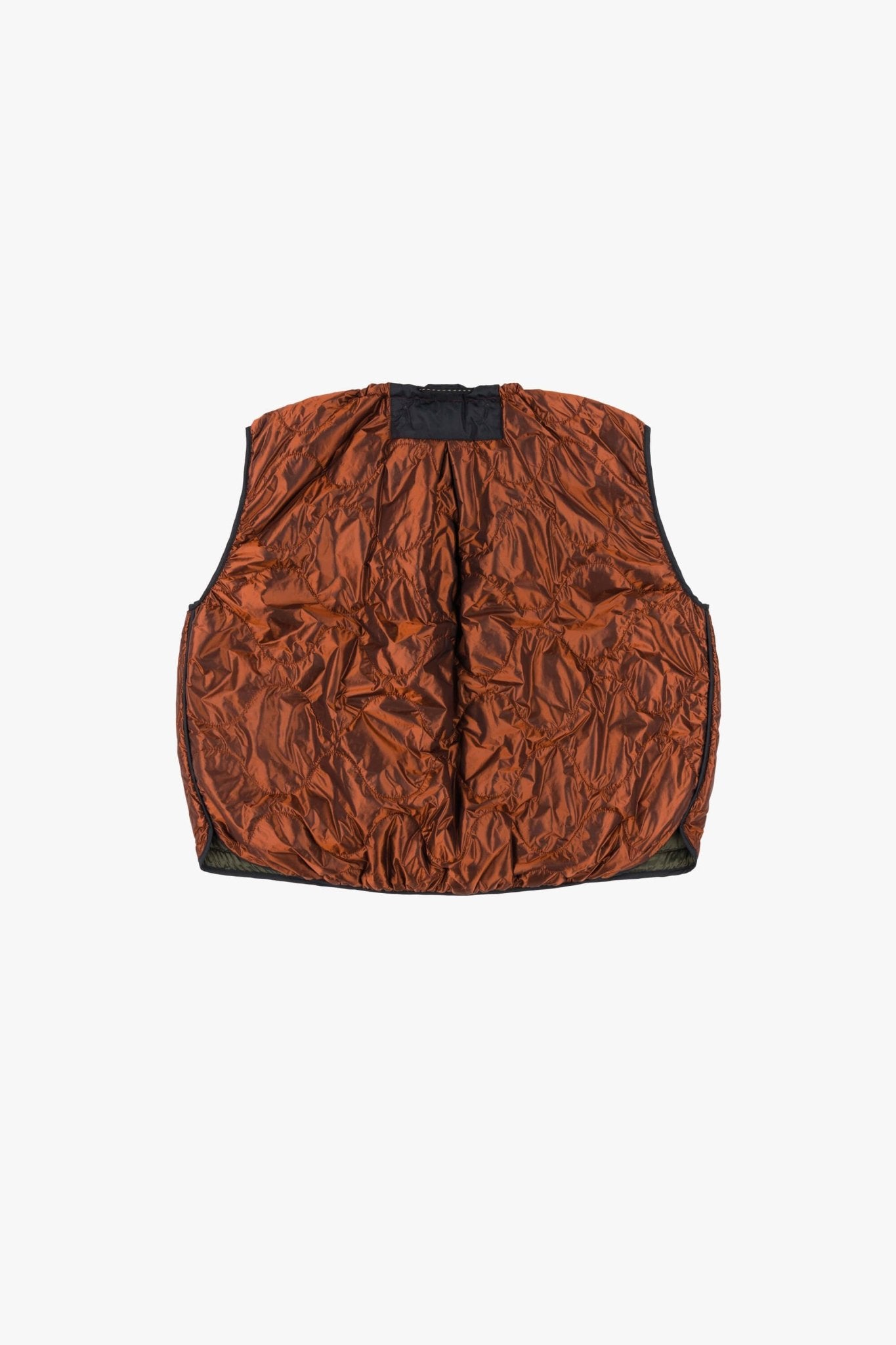 Parachute Quilted Vest - Amber / Olive