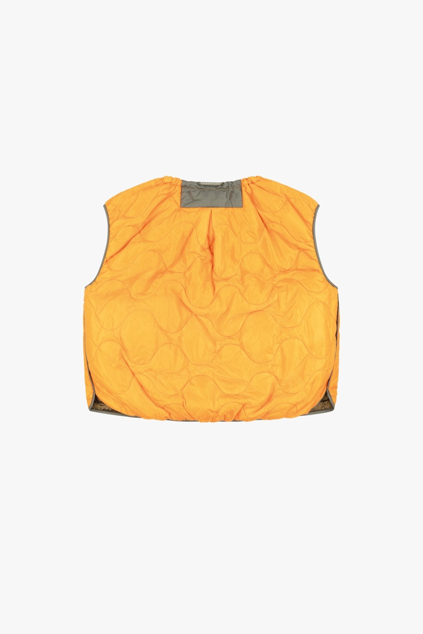 Parachute Quilted Vest - Clementine / Antique Gold