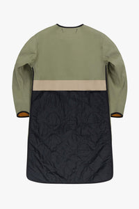 Weatherproof Bonded Raincoat - Bright Navy / Sage