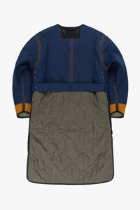 Weatherproof Bonded Raincoat - Bright Navy / Sage