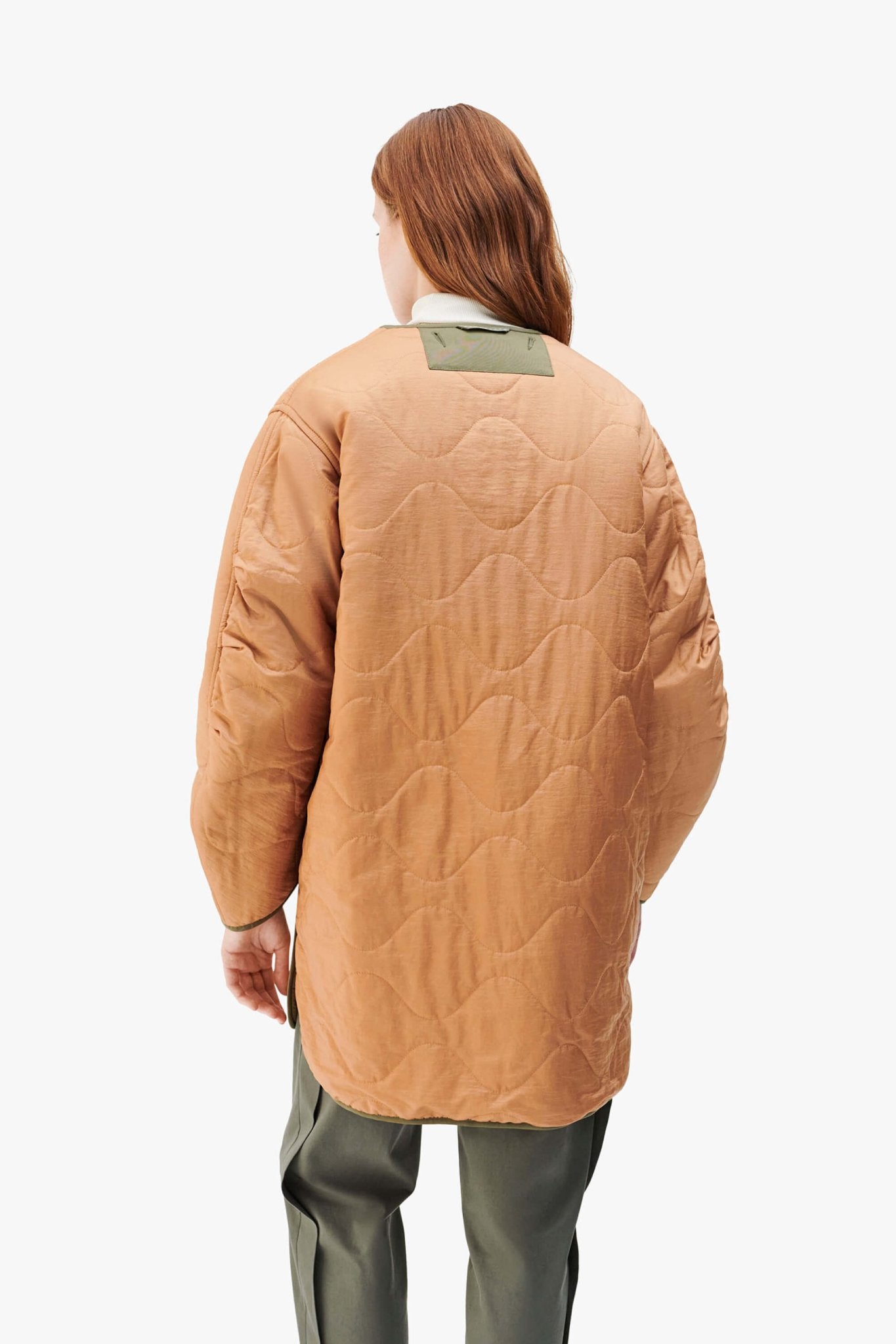 Signature Shearling Quilt - Blush / Burnt Orange