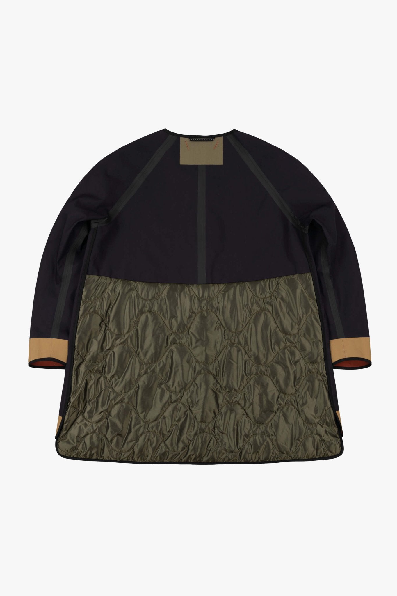 Weatherproof Bonded Short Raincoat - Black / Russett