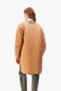 Signature Quilt - Dark Olive / Burnt Orange