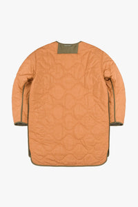 Signature Quilt - Dark Olive / Burnt Orange