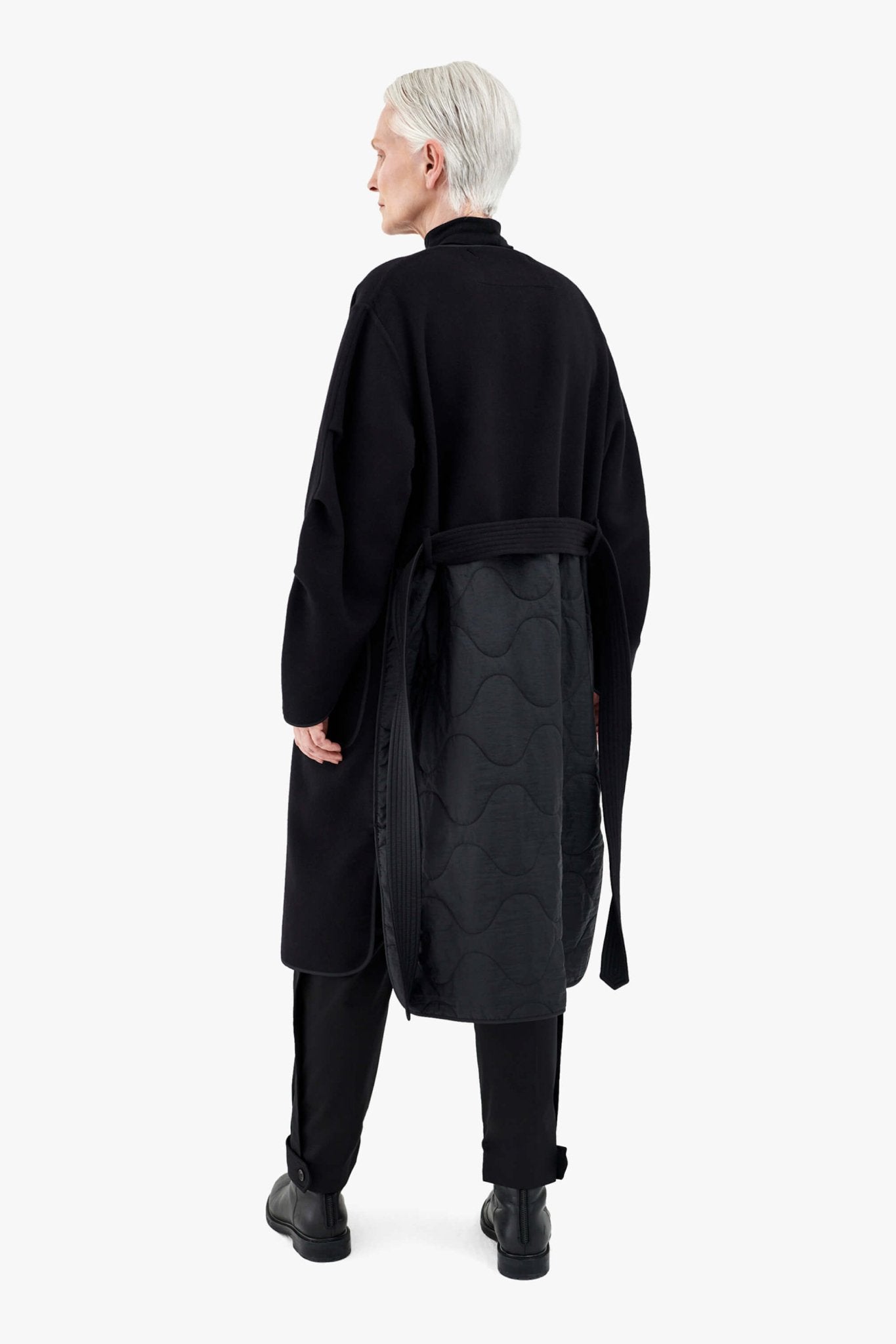 Signature Wool Parka - Black / Navy