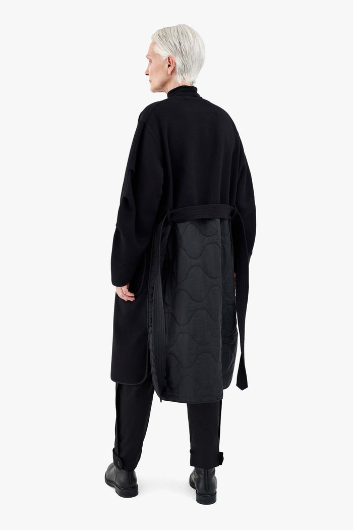 Signature Wool Parka - Black / Navy