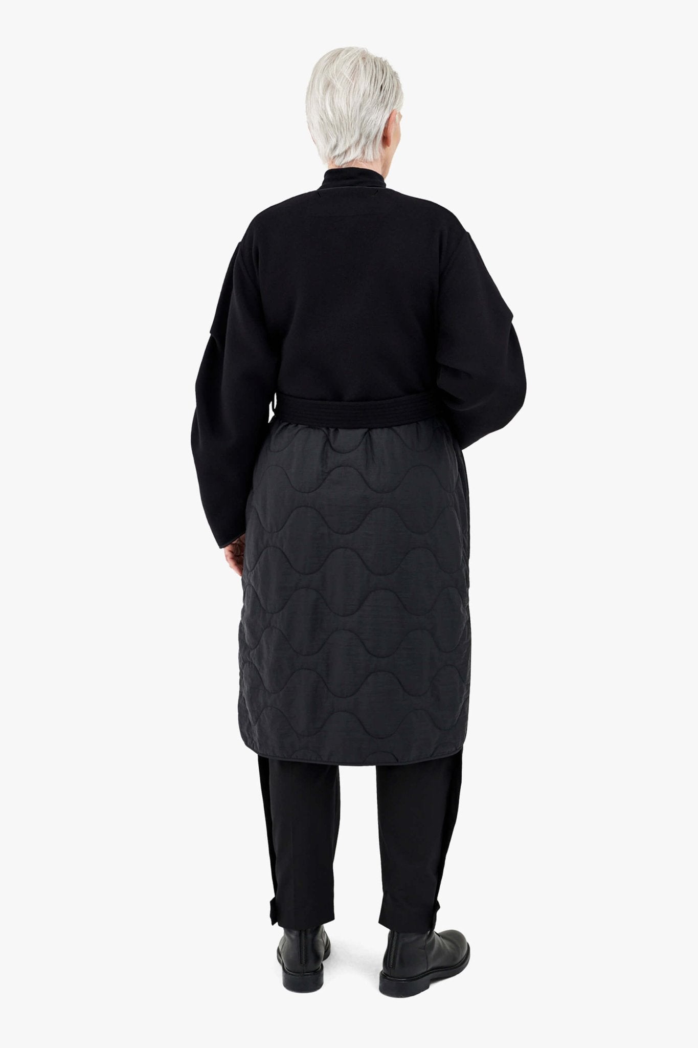 Signature Wool Parka - Black / Navy