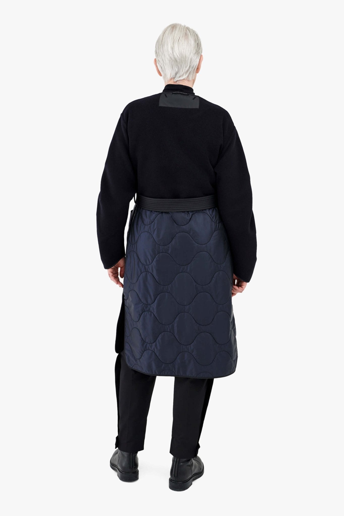 Signature Wool Parka - Black / Navy