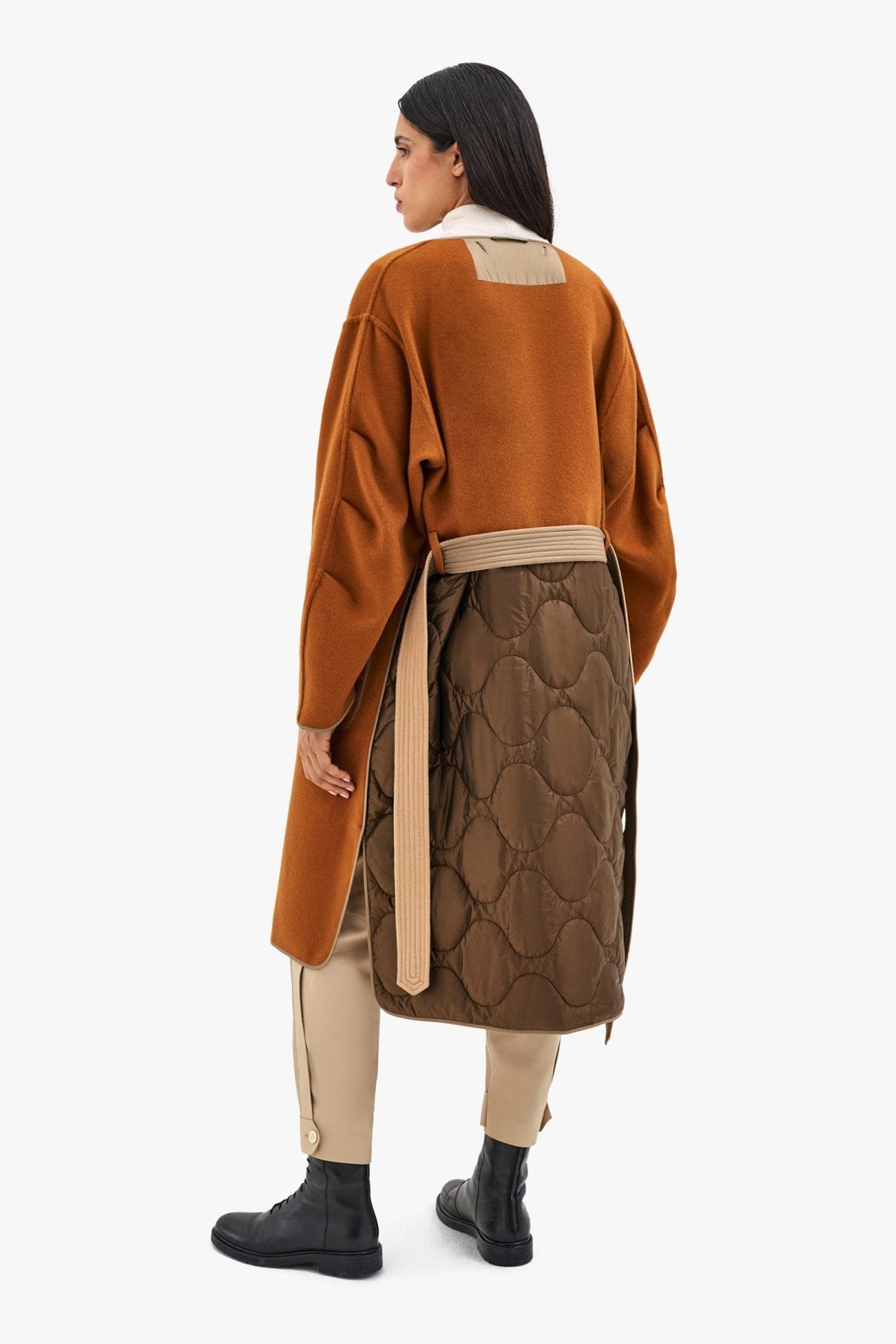 Signature Wool Parka - Camel / Sienna