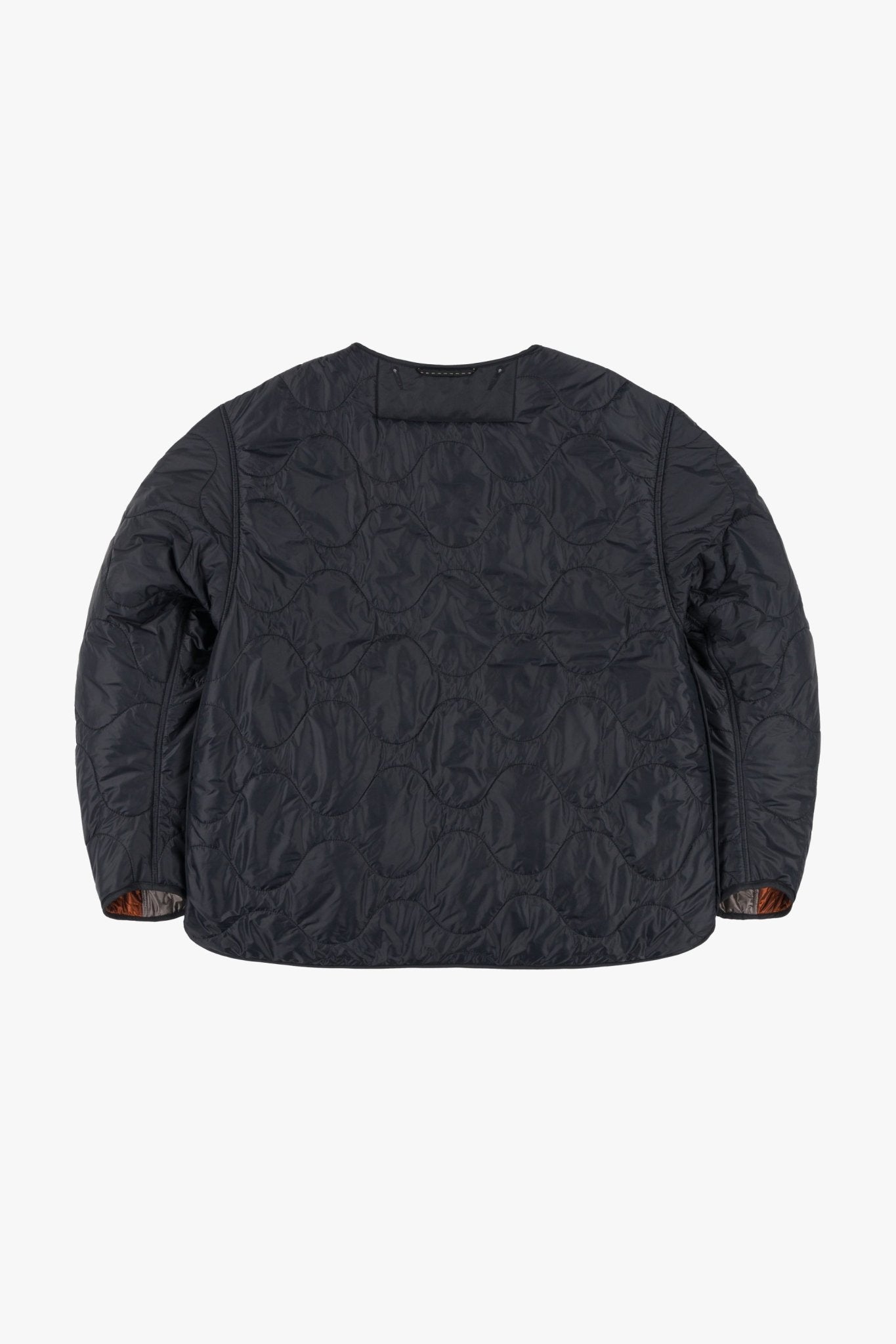 Signature Patchwork Cropped Quilt - Granite / Black