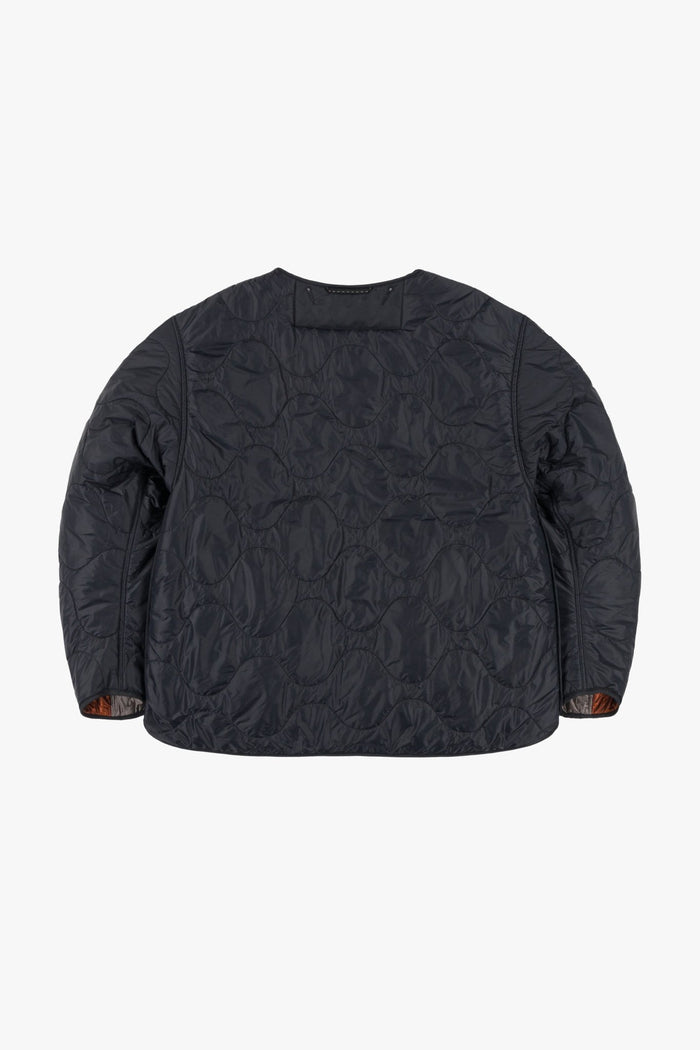Signature Patchwork Cropped Quilt - Granite / Black