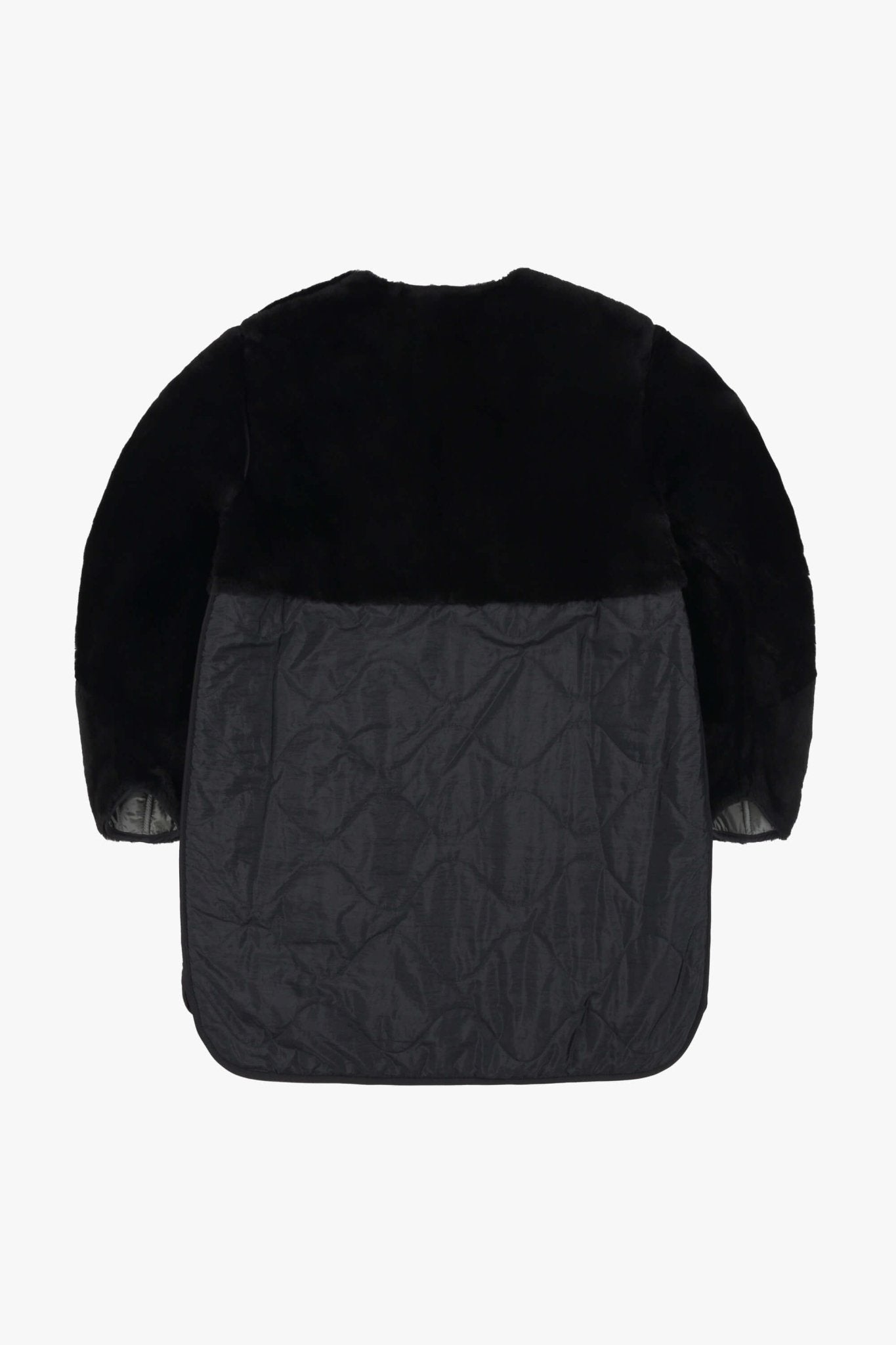 Signature Shearling Quilt - Black / Anthracite
