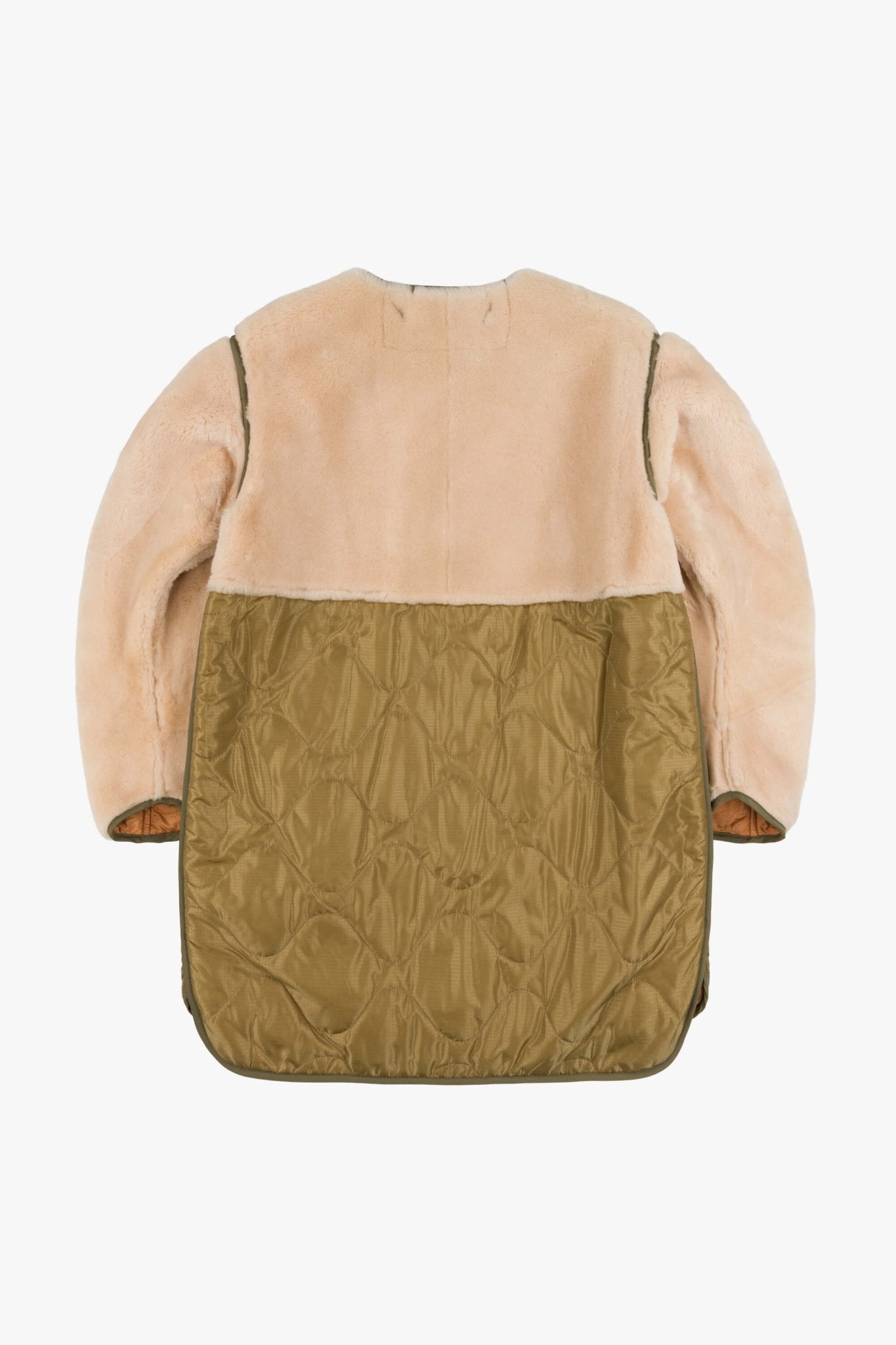 Signature Shearling Quilt - Blush / Burnt Orange