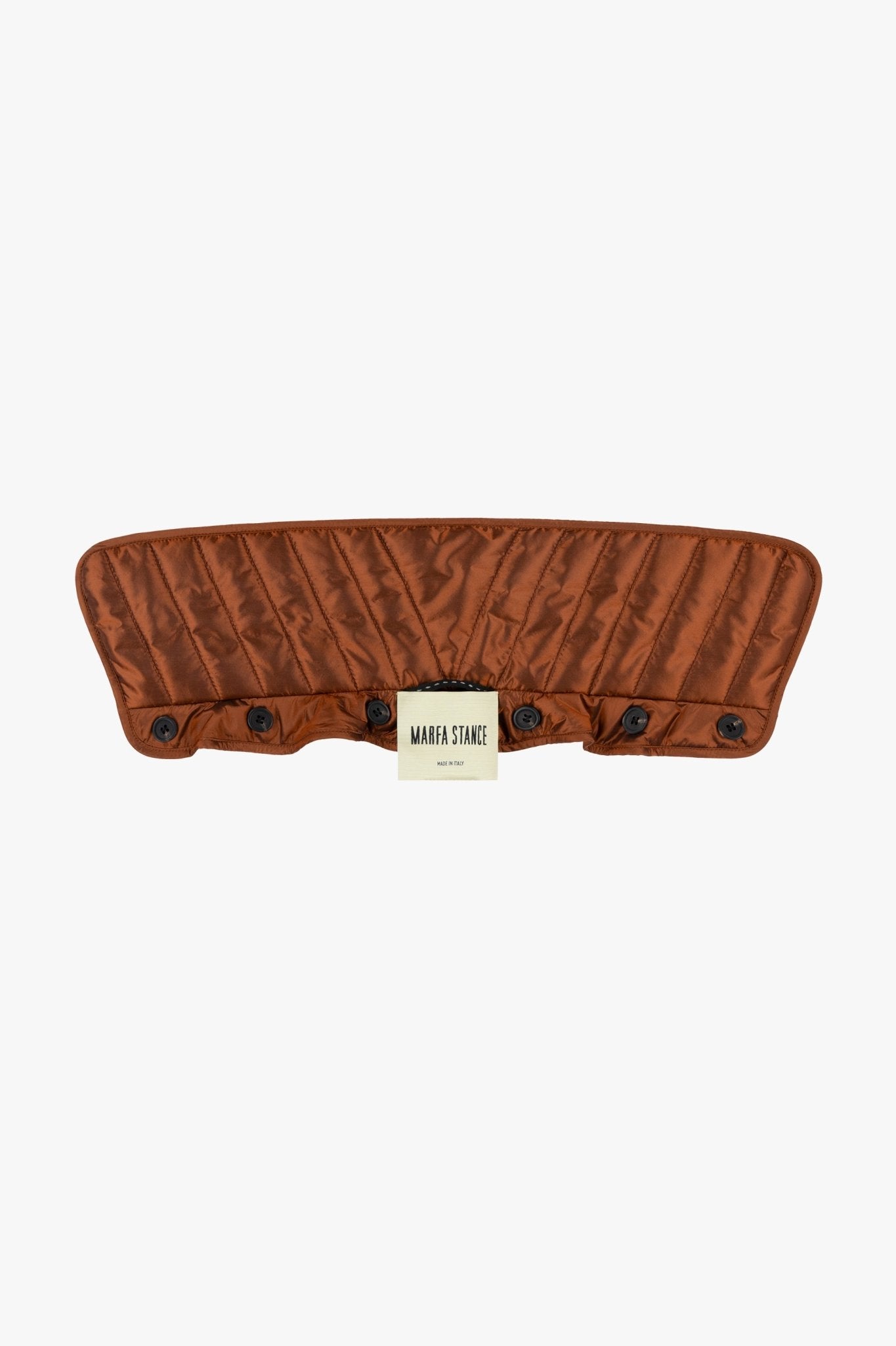 Quilted Collar - Amber / Peat