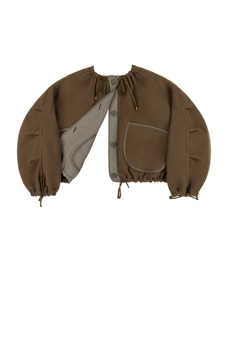 Parachute Wool Bomber - Moss / Sage - Layer 6