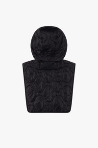 Quilted Zip Hood - Olive / Bronze