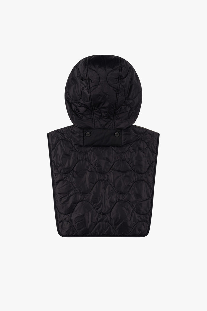 Quilted Zip Hood - Olive / Bronze