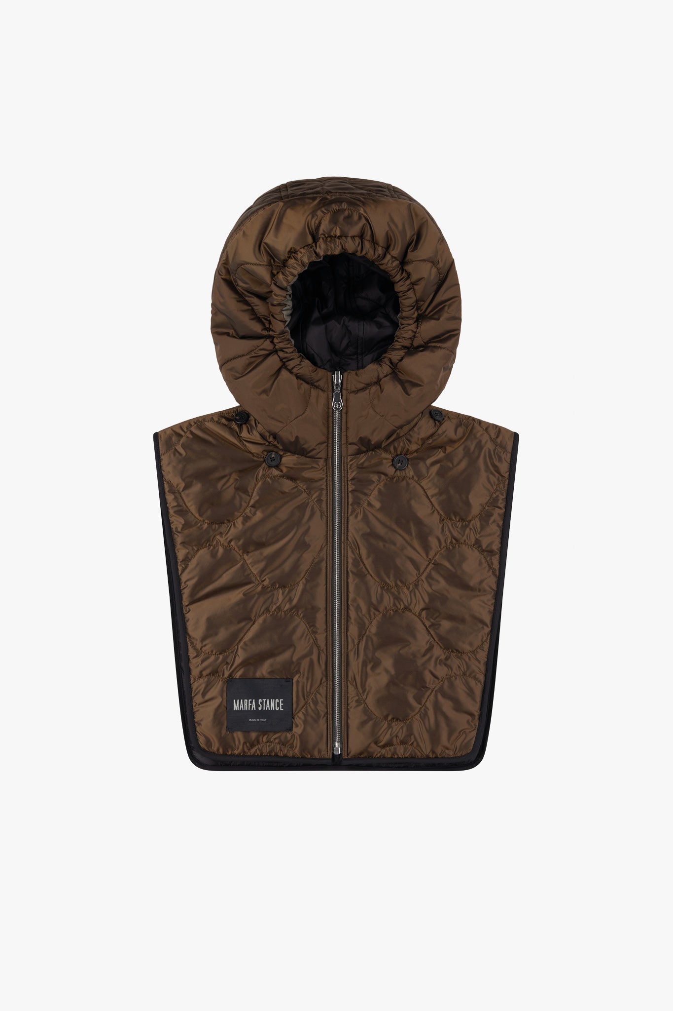 Elements Quilt Zip Hood - Olive / Bronze