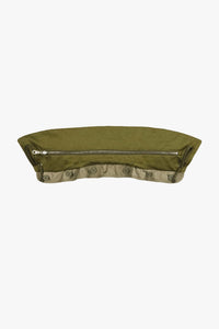 Packaway Hood Collar - Khaki & Burnt Orange