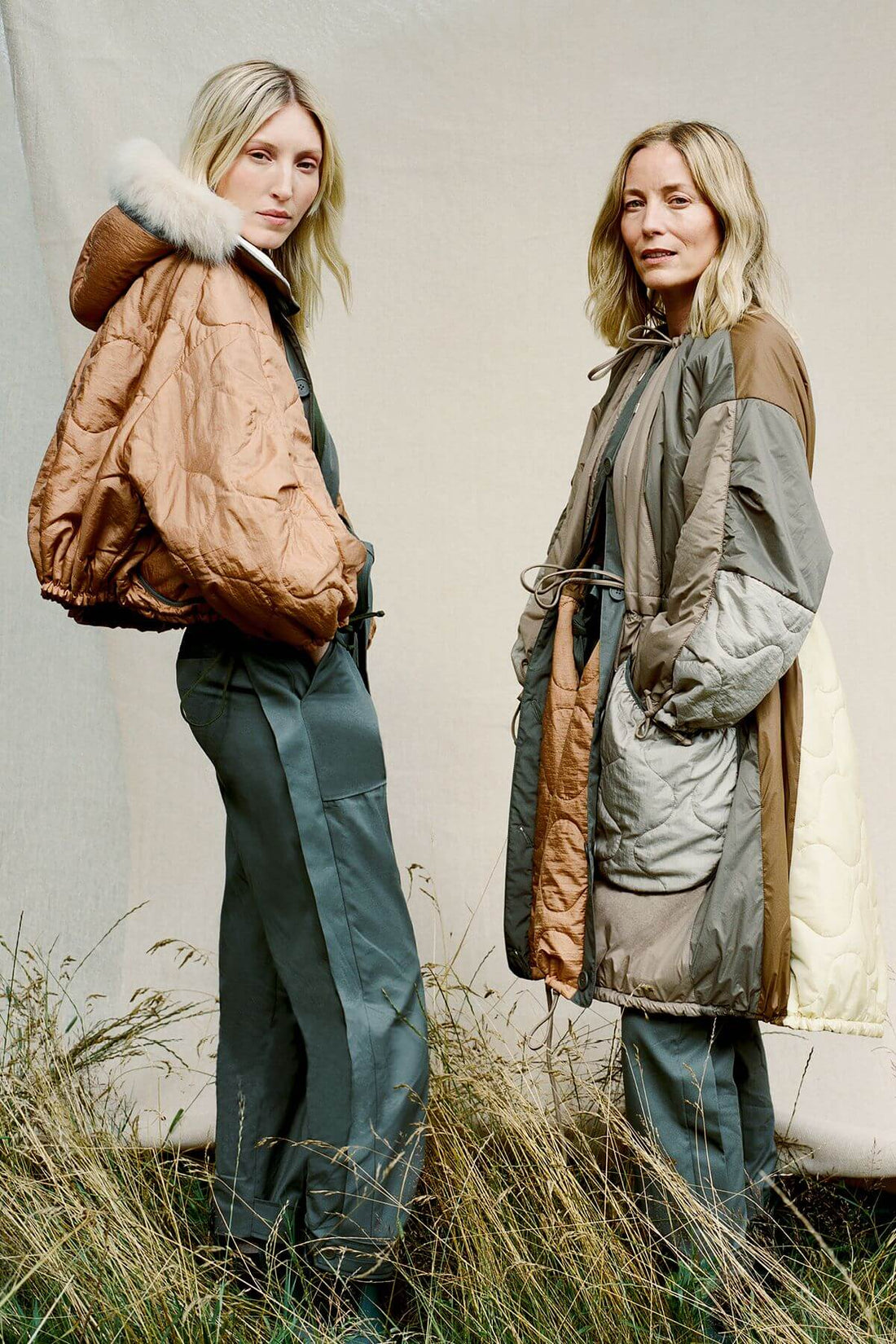 Lucie De La Falaise and Ella Richards