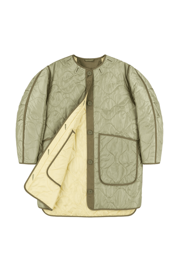 Signature Quilt - Pale Sage / Pale Yellow - Layer 1