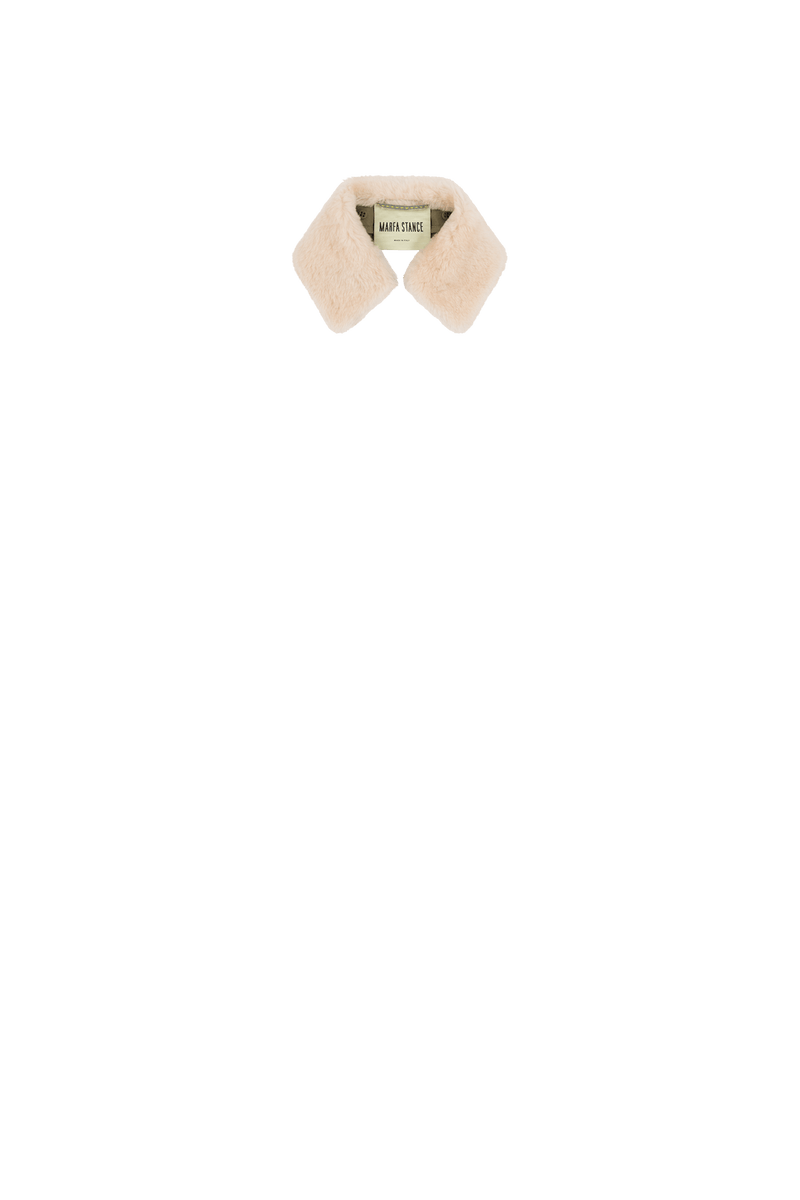 Shearling Collar - Blush - Layer 8