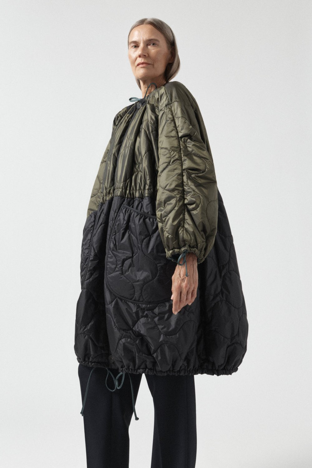 Parachute Quilted Parka - Olive / Mineral Green