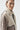 Aviator Shearling Latch Collar - Pebble / Oxblood