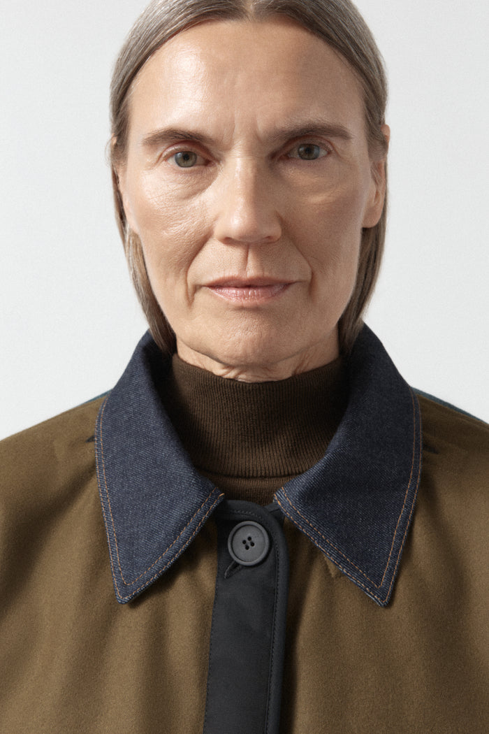 Denim Latch Collar - Indigo