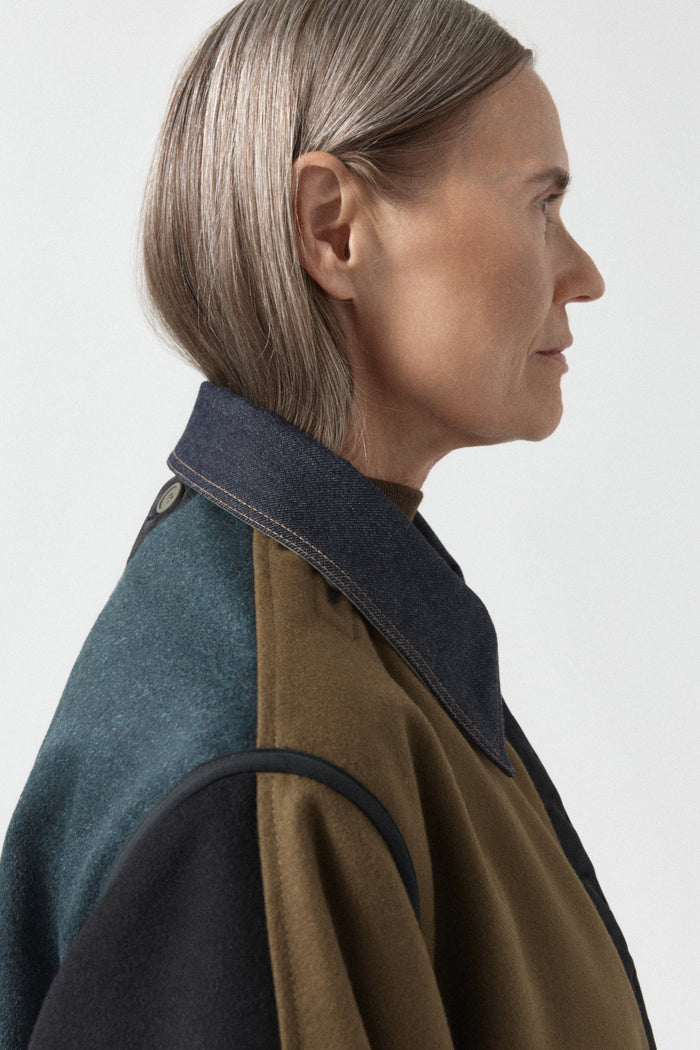 Denim Latch Collar - Indigo