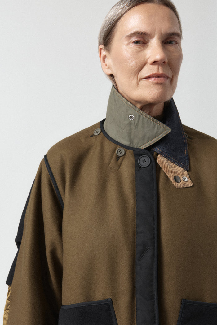 Denim Latch Collar - Indigo