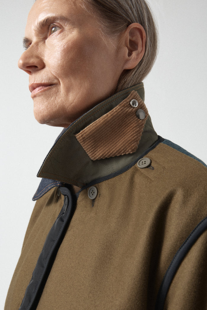 Denim Latch Collar - Indigo
